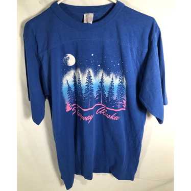 Vintage VTG 80’s Skagway Alaska T Shirt 50/50 Alo… - image 1