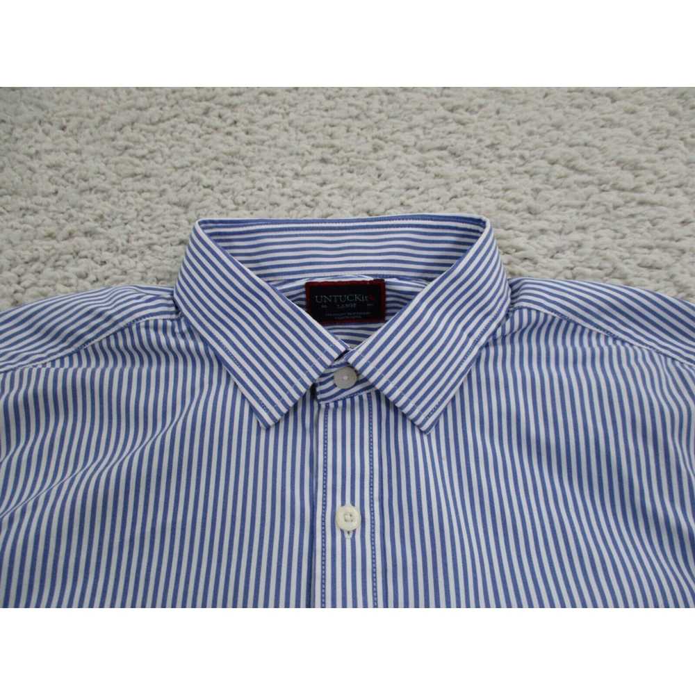 UNTUCKit UNTUCKit Shirt Mens Large Blue Button Pe… - image 1