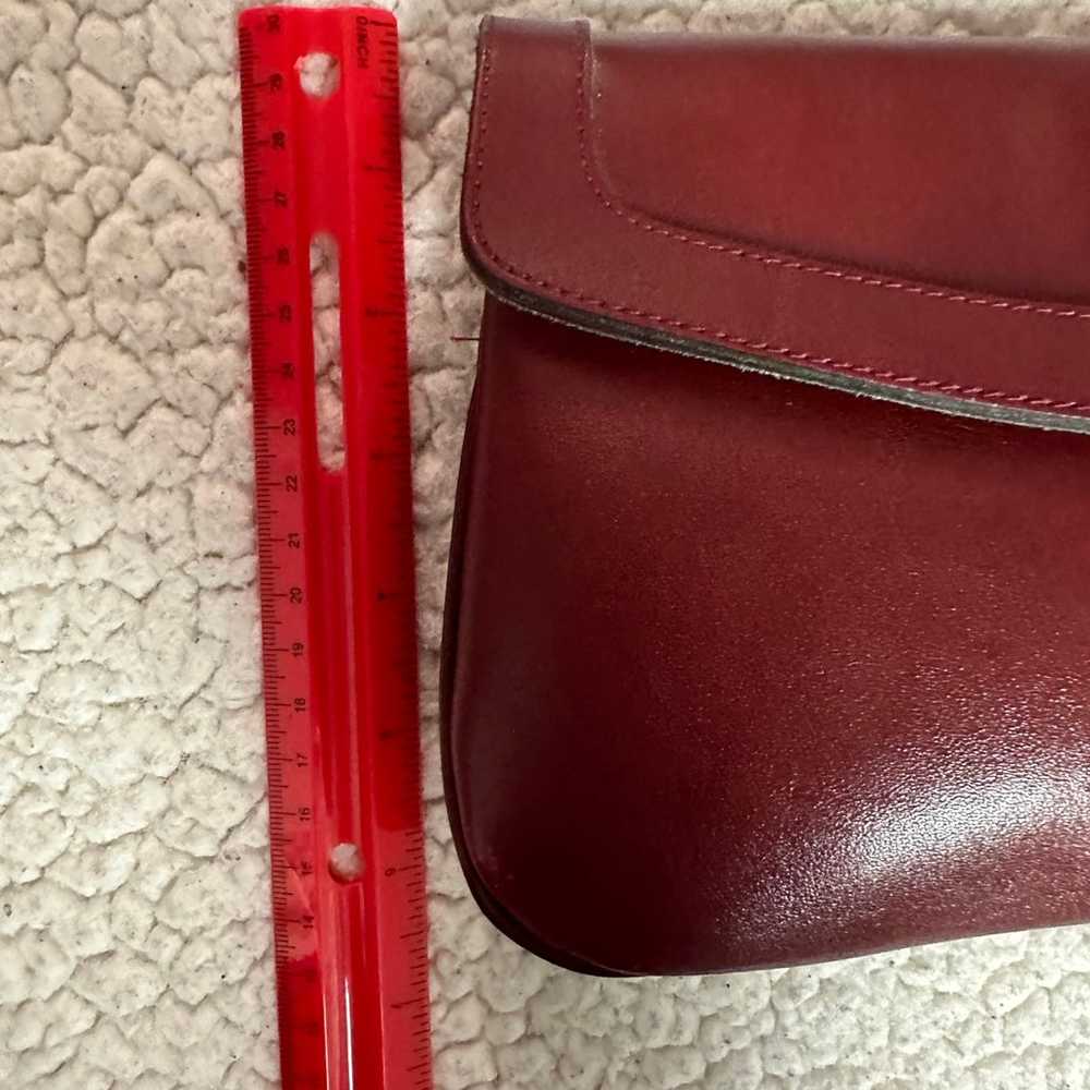 etienne aigner leather handbag vintage red - image 9