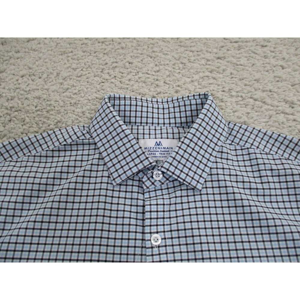 Mizzen+Main Mizzen Main Shirt Mens Large Blue But… - image 1