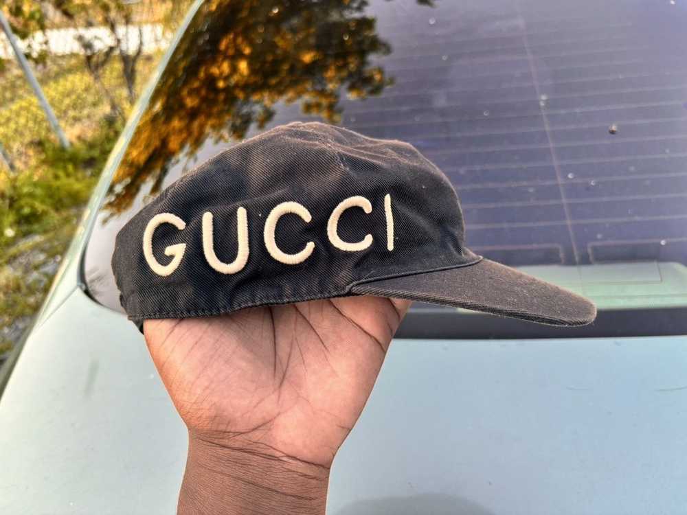 Gucci Gucci Loved Embroidered Baseball Cap - image 1