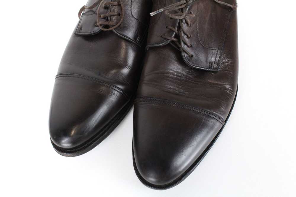 Suitsupply EU43 Brown Leather Laced Formal Shoes … - image 8