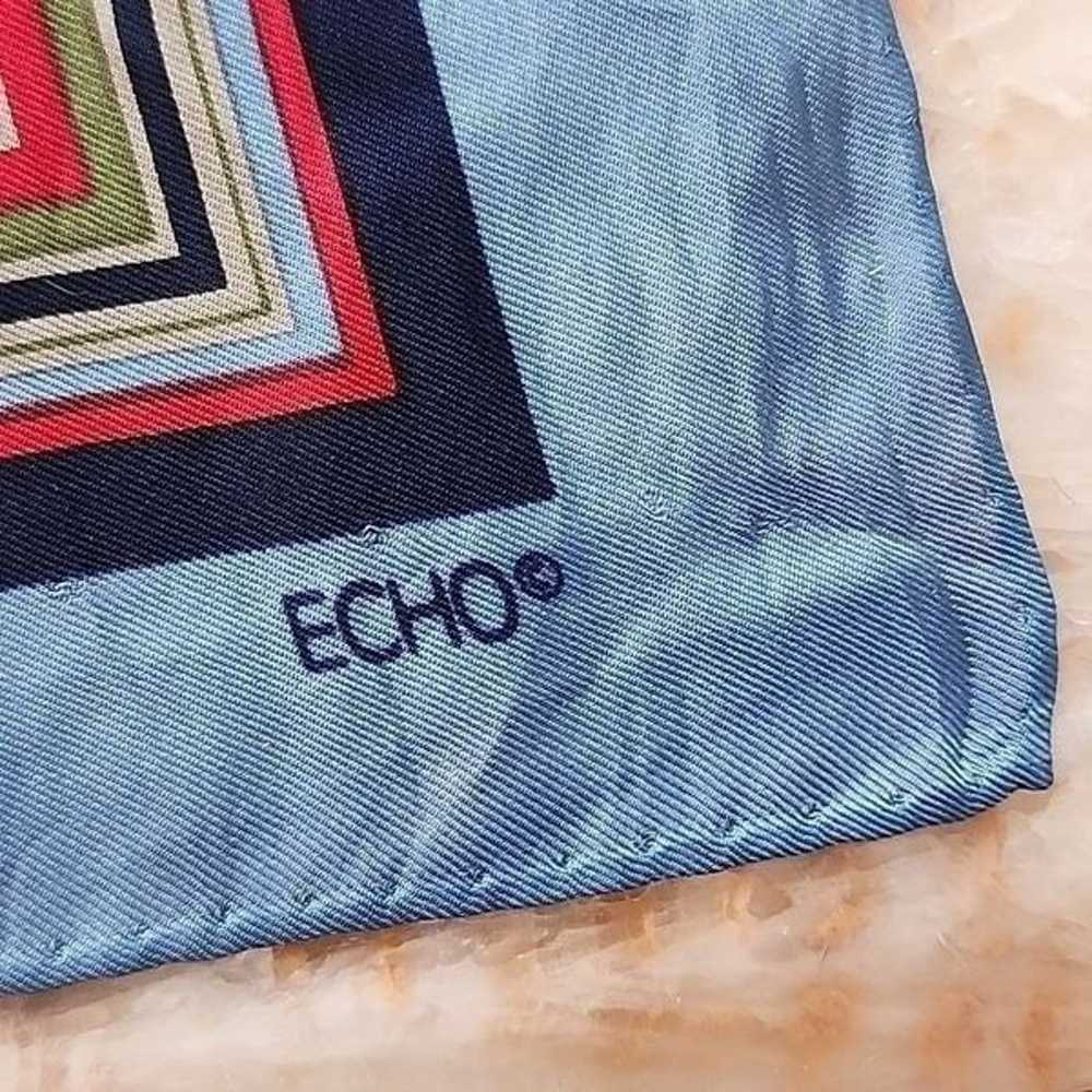 Echo Vintage Silk Scarf - image 2