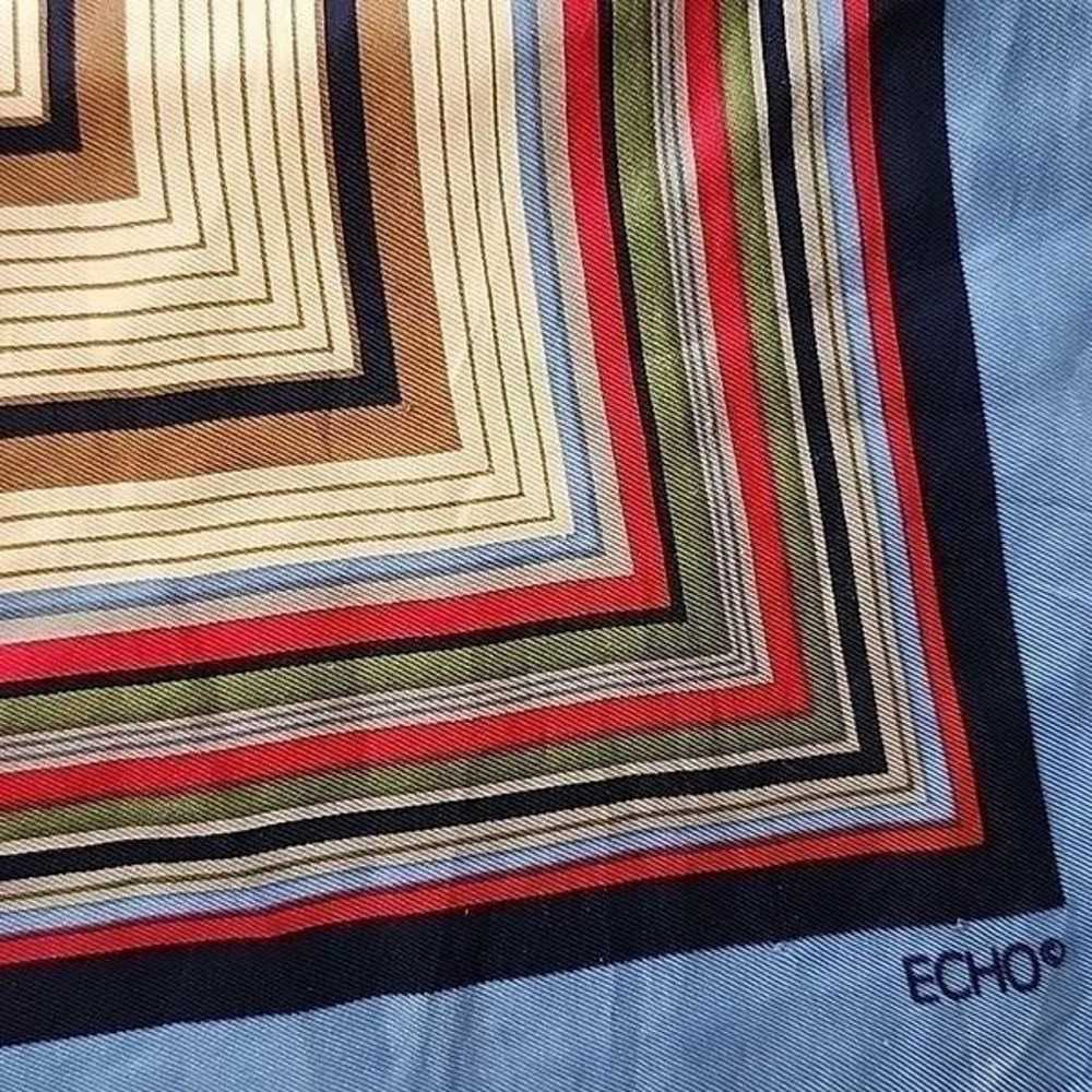 Echo Vintage Silk Scarf - image 3