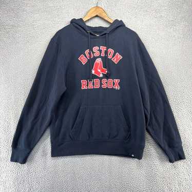 47 Boston Red Sox Sweatshirt Men's Large Blue Hoo… - image 1