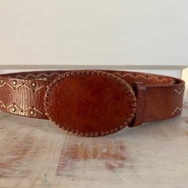 Vintage Express Leather Belt - image 1