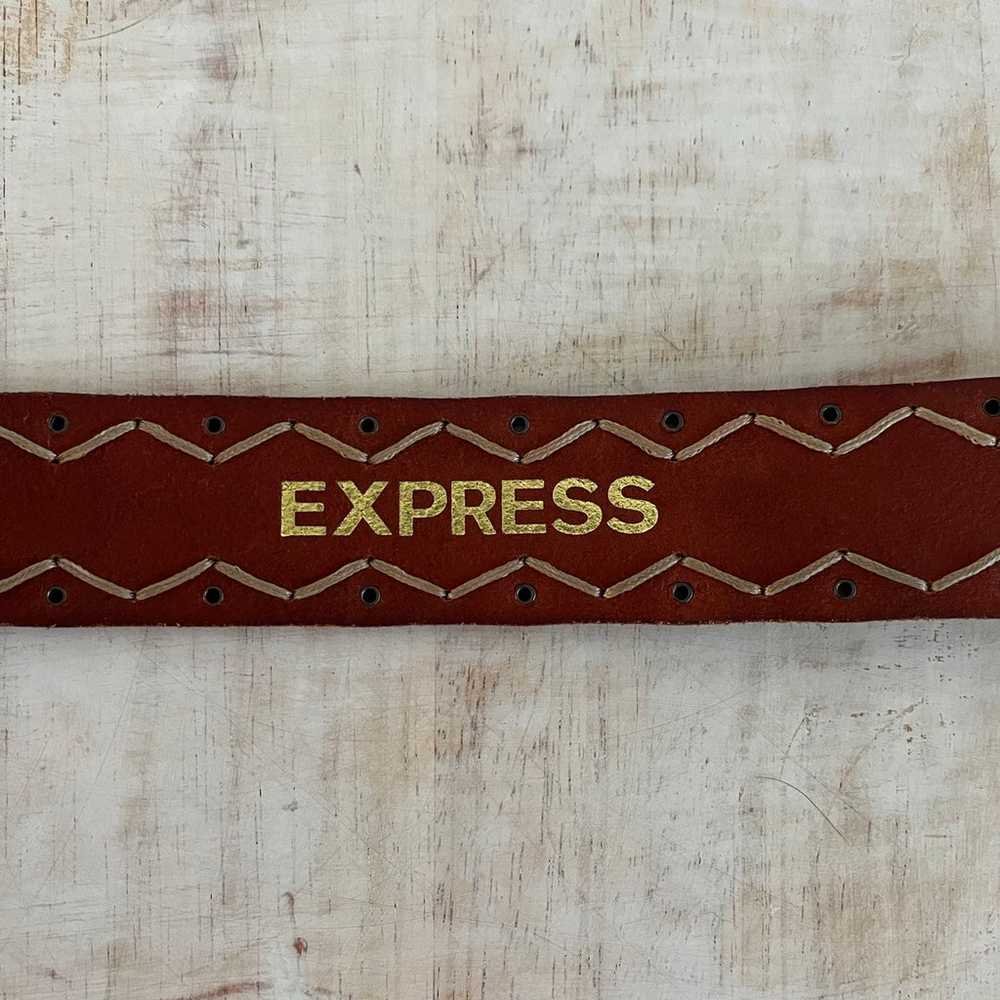 Vintage Express Leather Belt - image 6