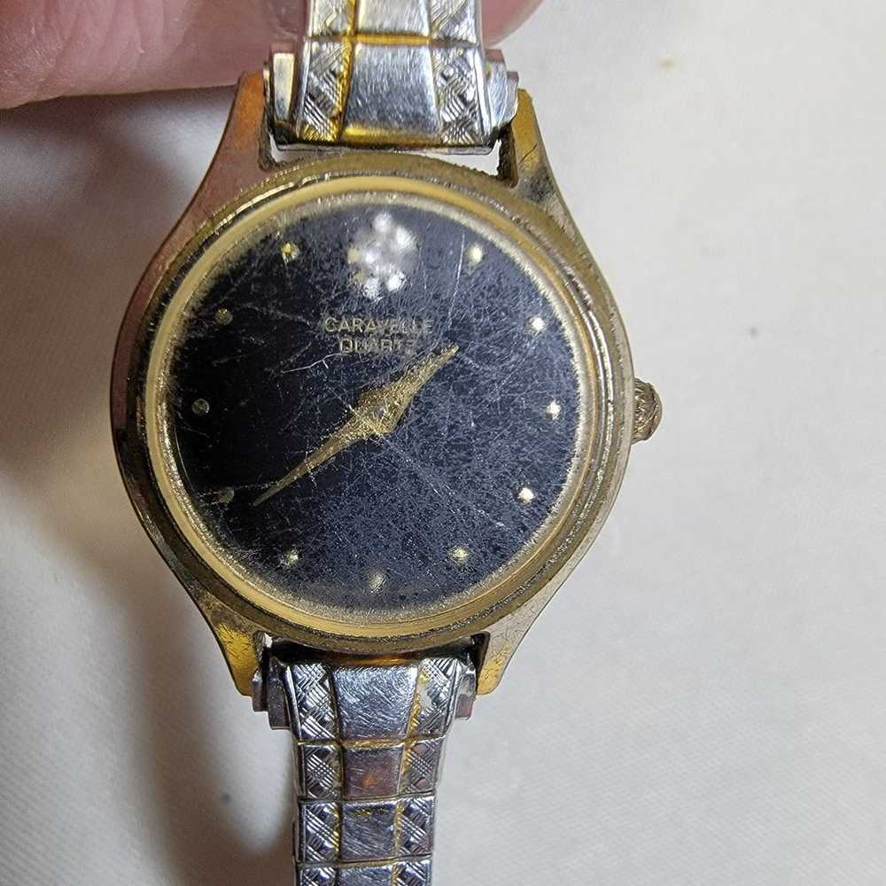 Vintage Bulova Caravelle Watch Black - image 1