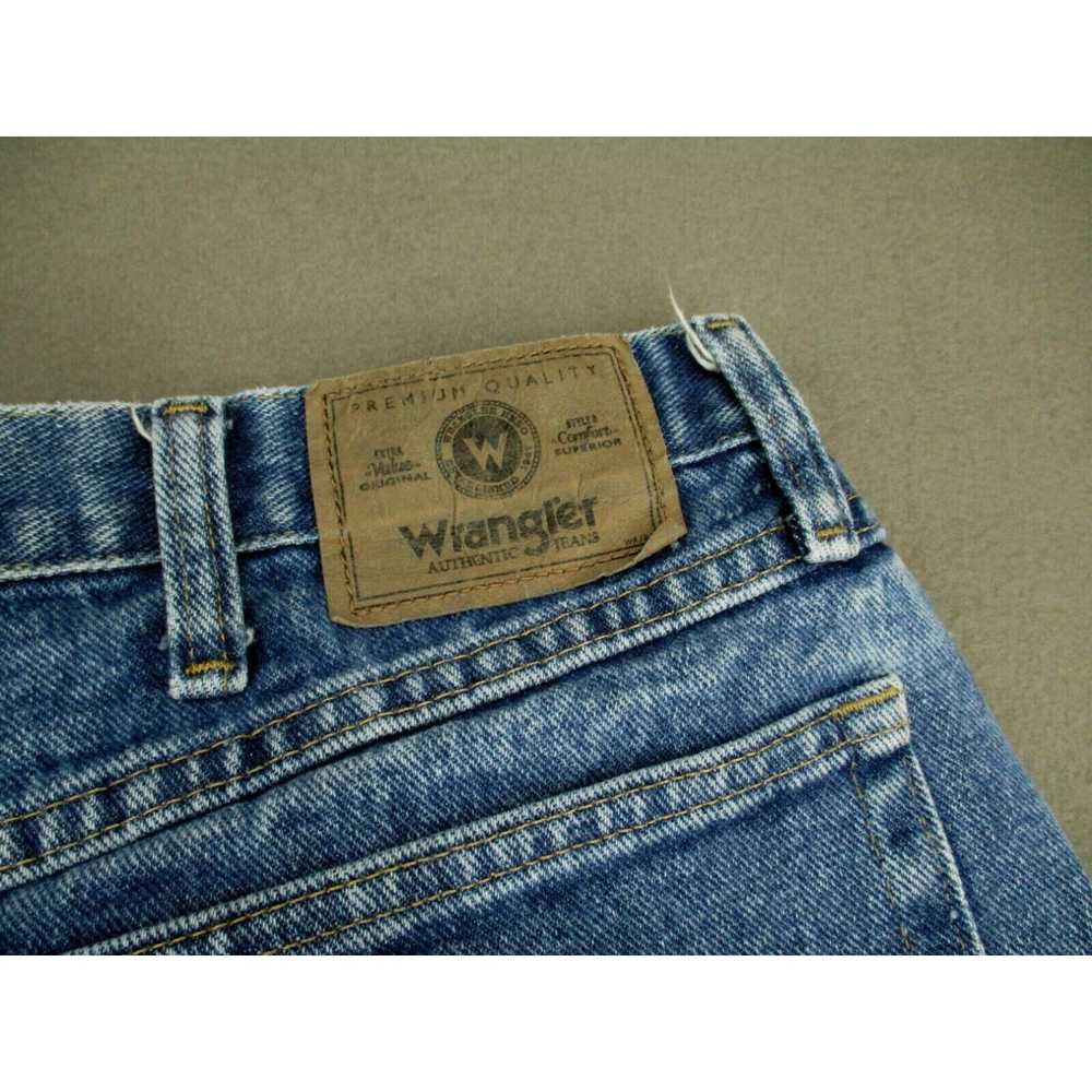 Wrangler Wrangler Jeans Mens 36x34 Blue Straight … - image 3