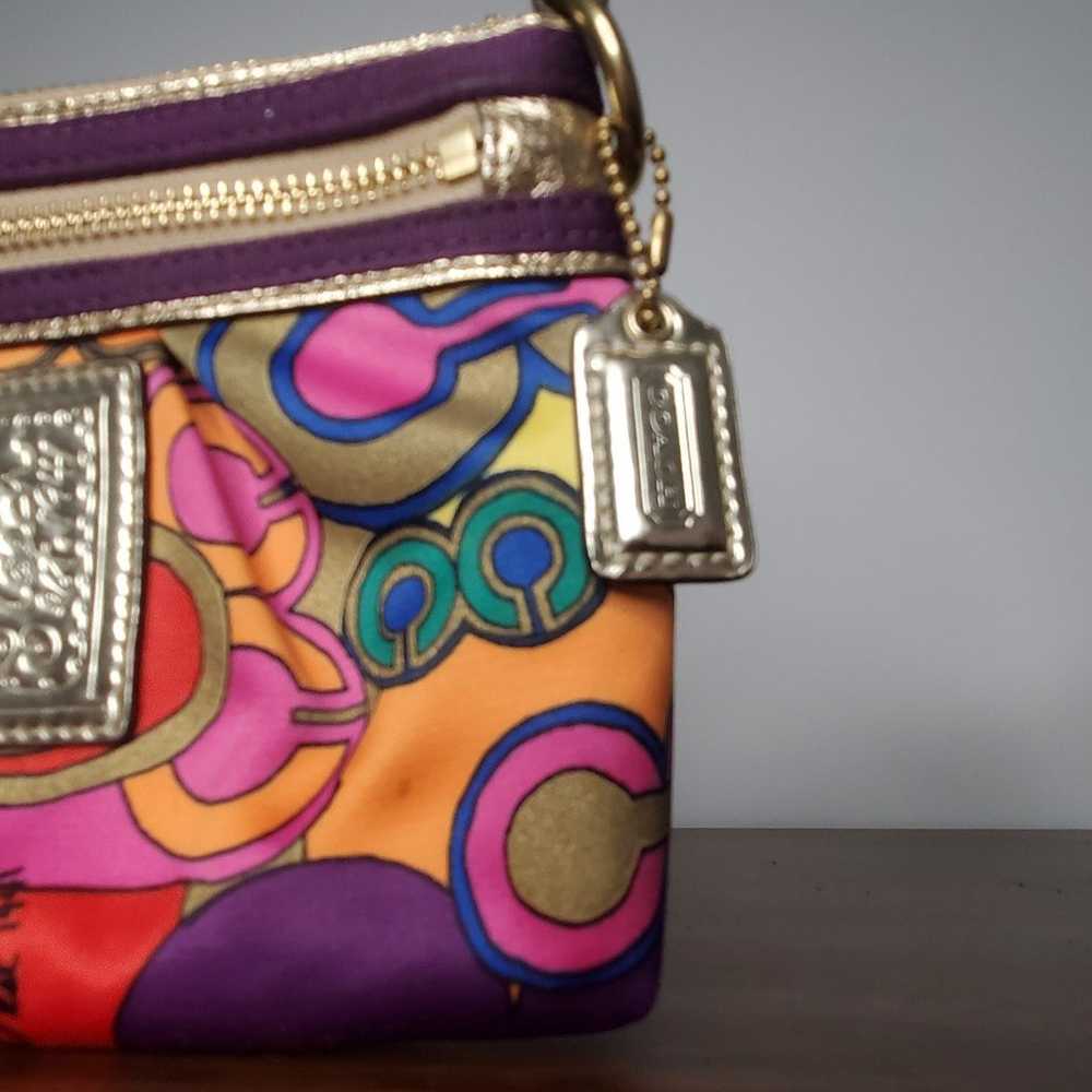 Coach vintage Wristlet Y2K SMALL COLORFUL - image 4