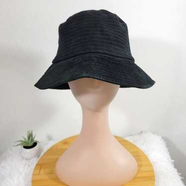 Vintage LIZ CLAIBORNE black suede leather bucket … - image 1