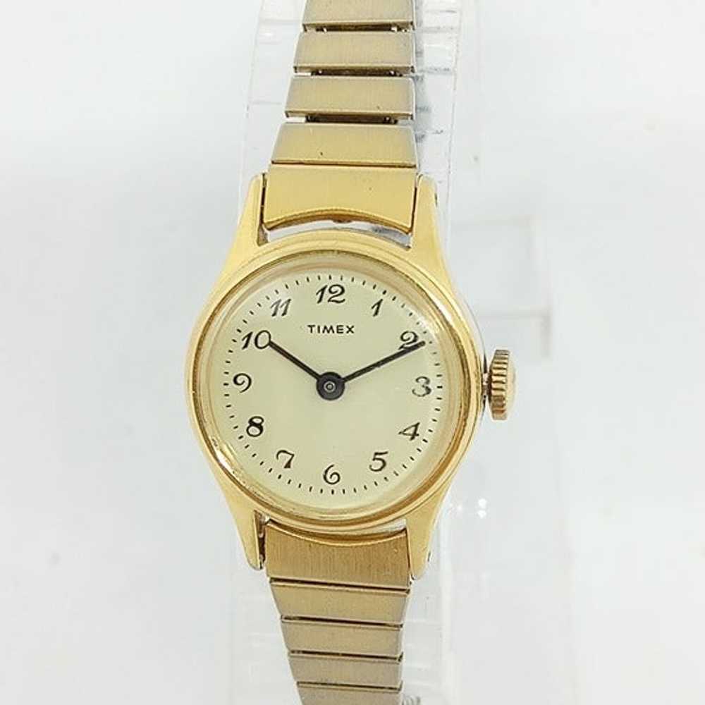 Vintage Timex Women's 21mm Manual Wind Flex Band … - image 2