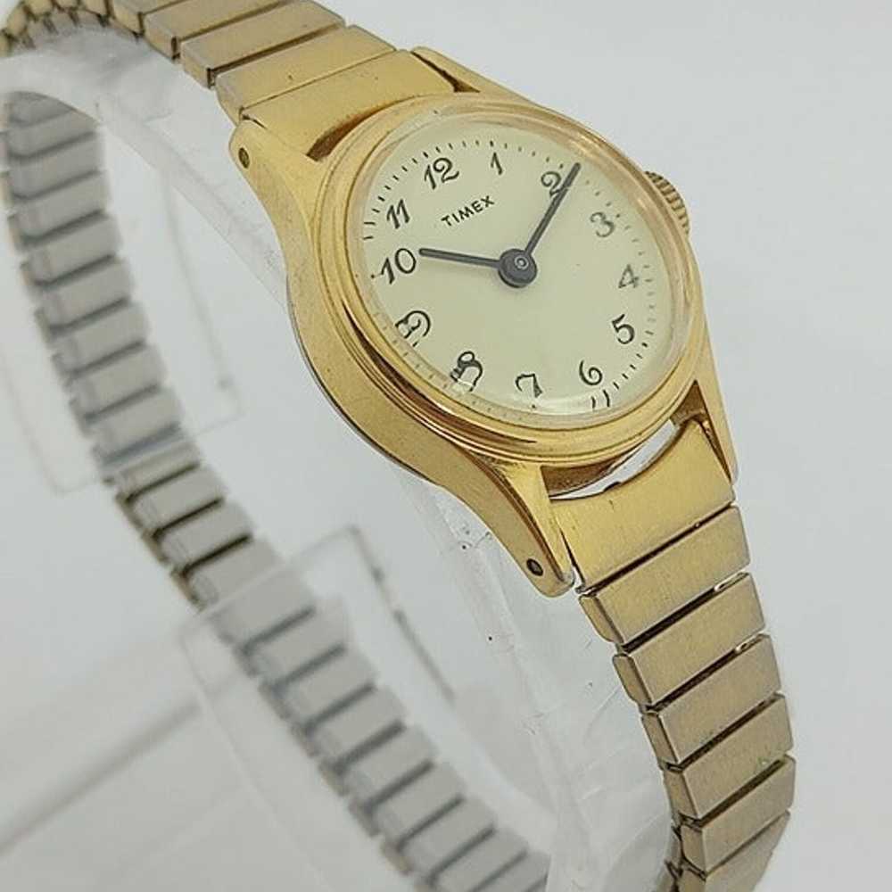 Vintage Timex Women's 21mm Manual Wind Flex Band … - image 3