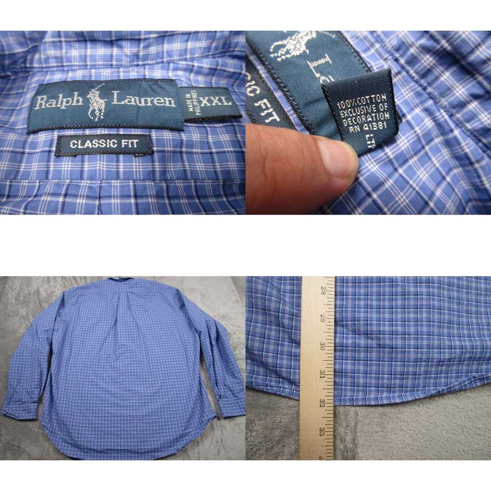 Ralph Lauren Ralph Lauren Shirt Mens XXL Blue Che… - image 4