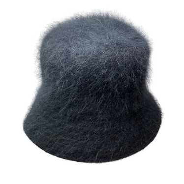 Vintage David and Young Black Angora blend Bucket… - image 1