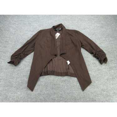 Vintage Karen Kane Cardigan Womens Medium Brown F… - image 1