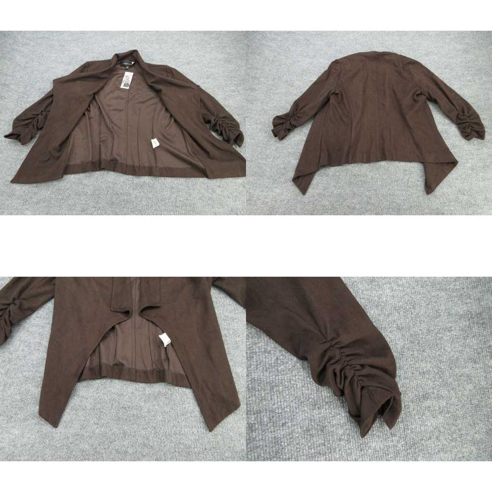 Vintage Karen Kane Cardigan Womens Medium Brown F… - image 4