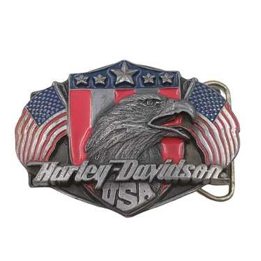 Vintage Harley Davidson 1989 Metal Eagle Belt Buc… - image 1