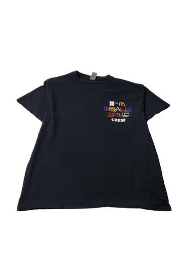 【VINTAGE】BTS x Mcdonald's Crew T-shirt BTS X McDonald's Crew Black T-shirt Size Medium | eBay