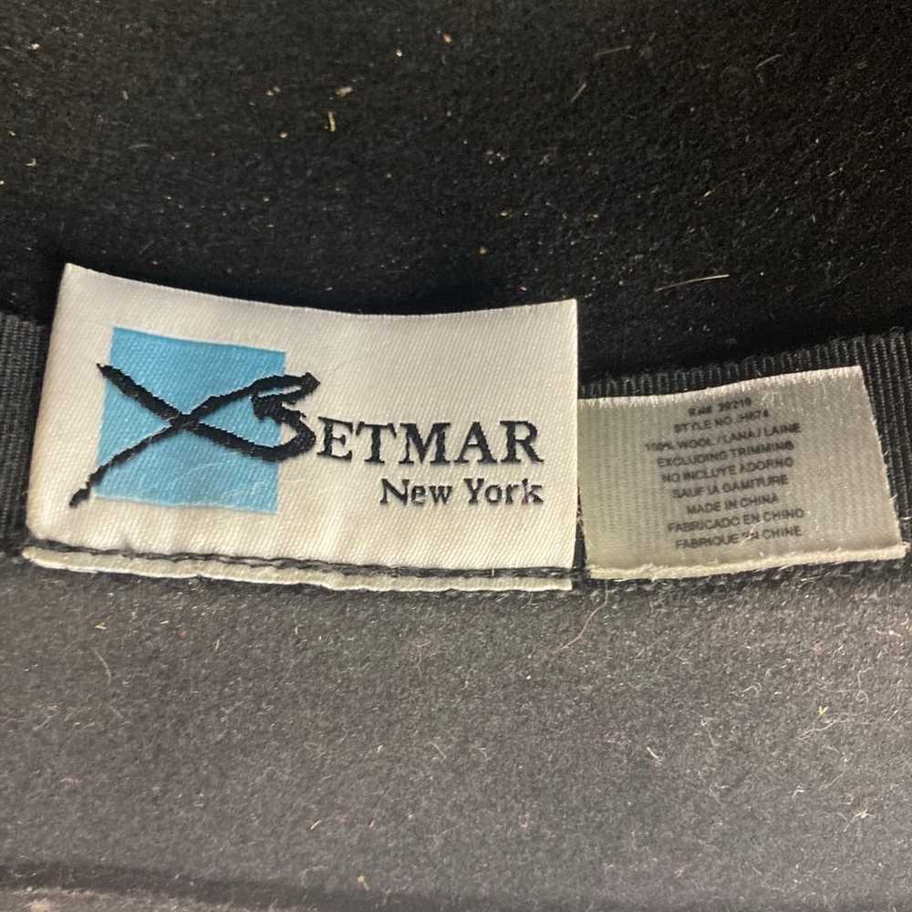 Betmar New York black vintage bucket hat - image 3