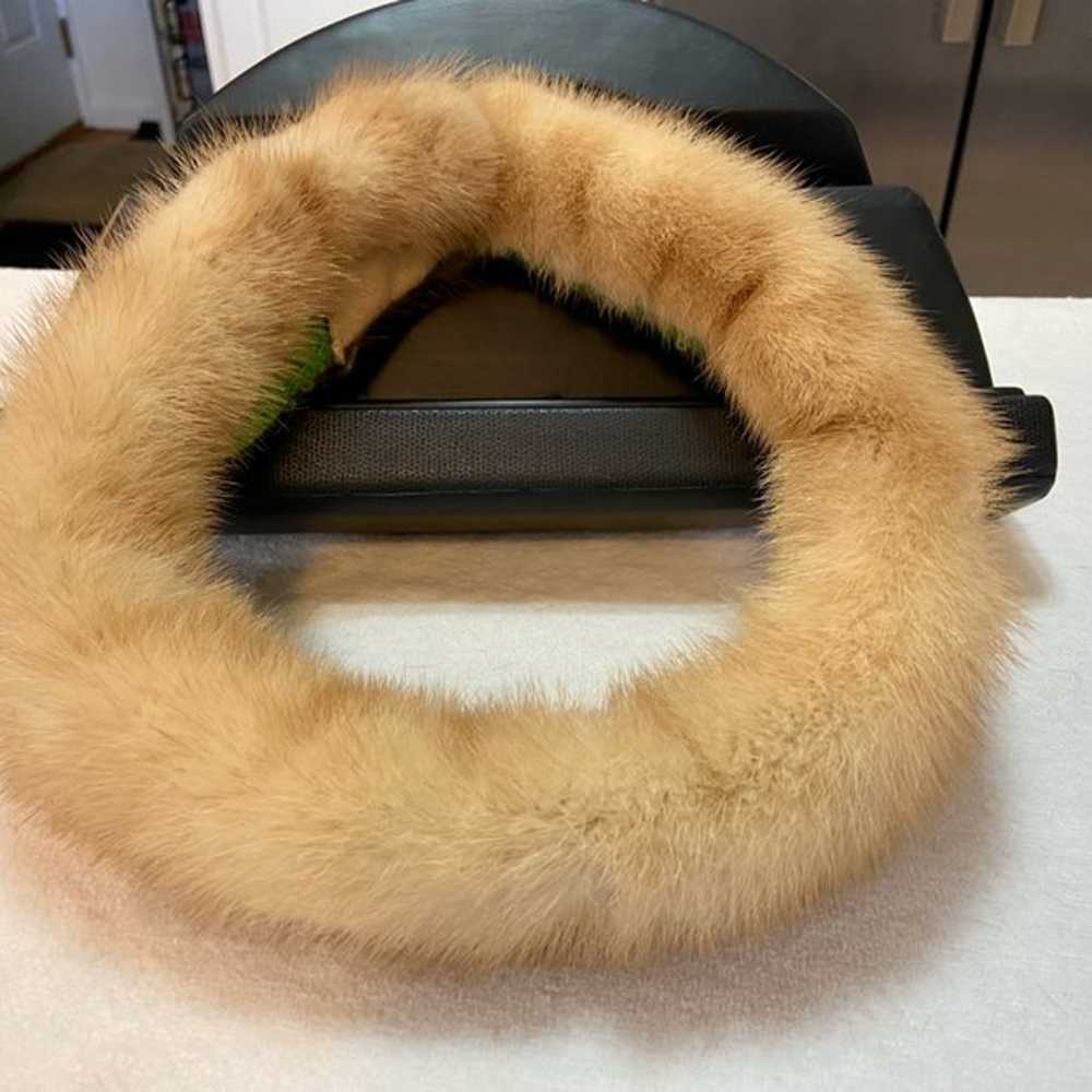 VINTAGE FUR COLLAR - image 1