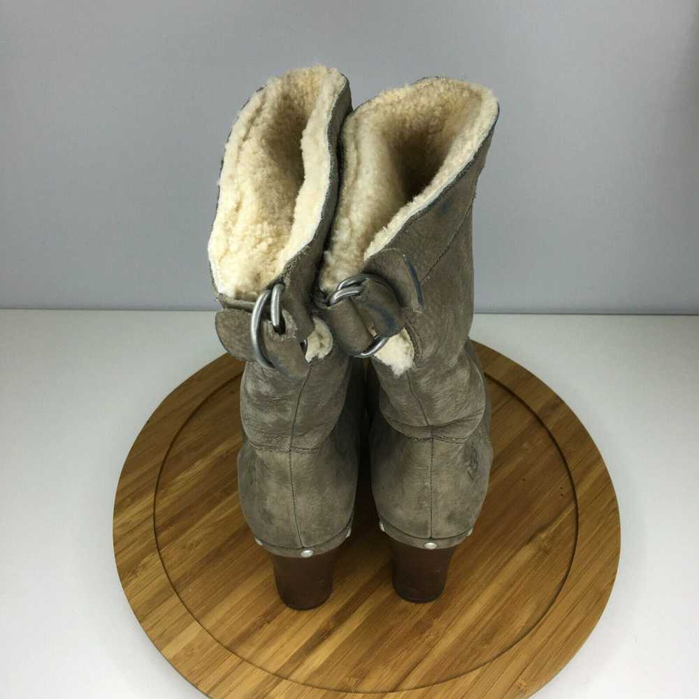 Ugg Ugg Boots Womens 7 Heel Booties Grey Ladies F… - image 2