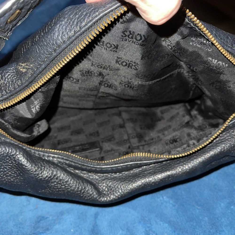 Michael Kors Black Leather Tote Bag - image 4