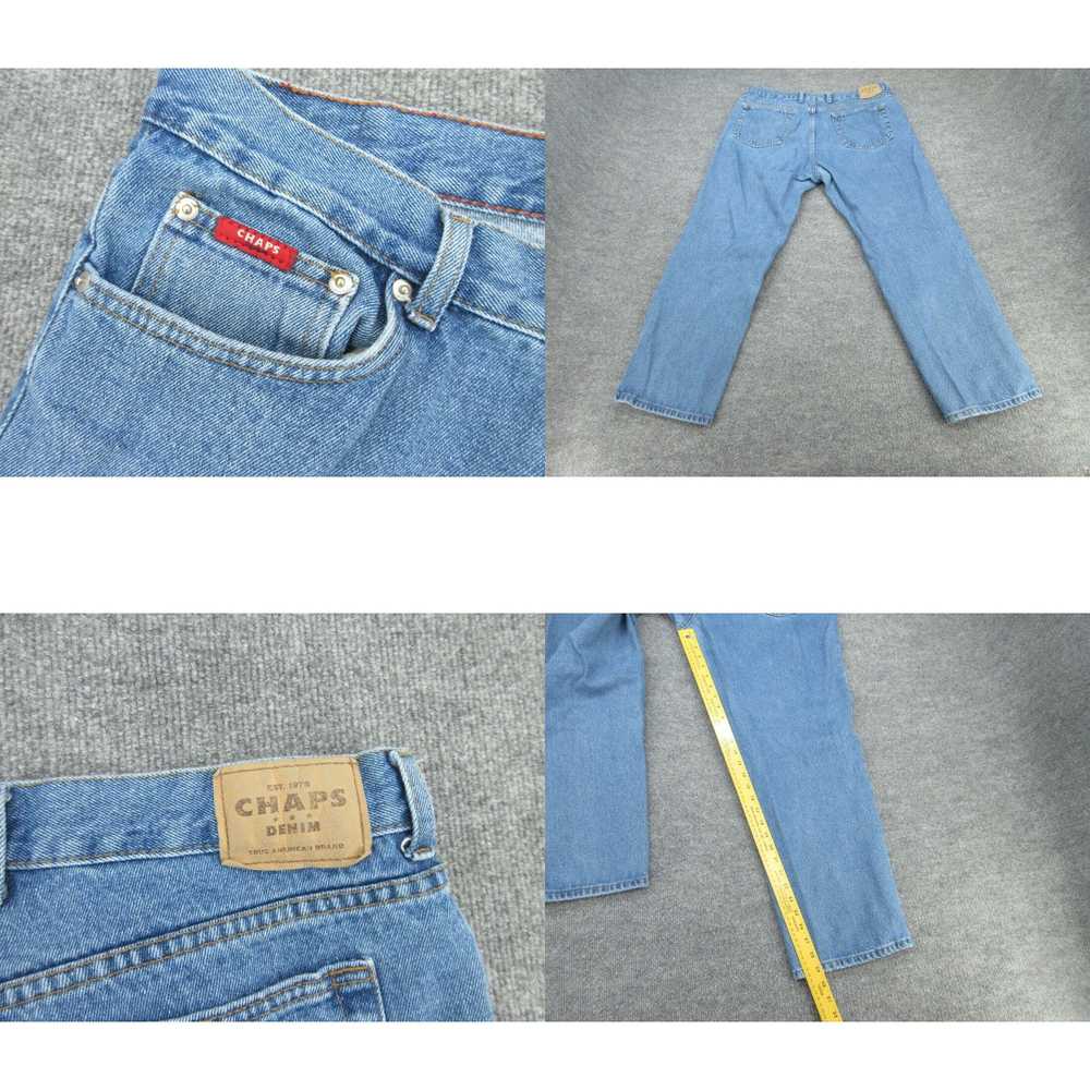 Chaps Ralph Lauren Chaps Jeans Mens 38x32 Blue Cl… - image 4