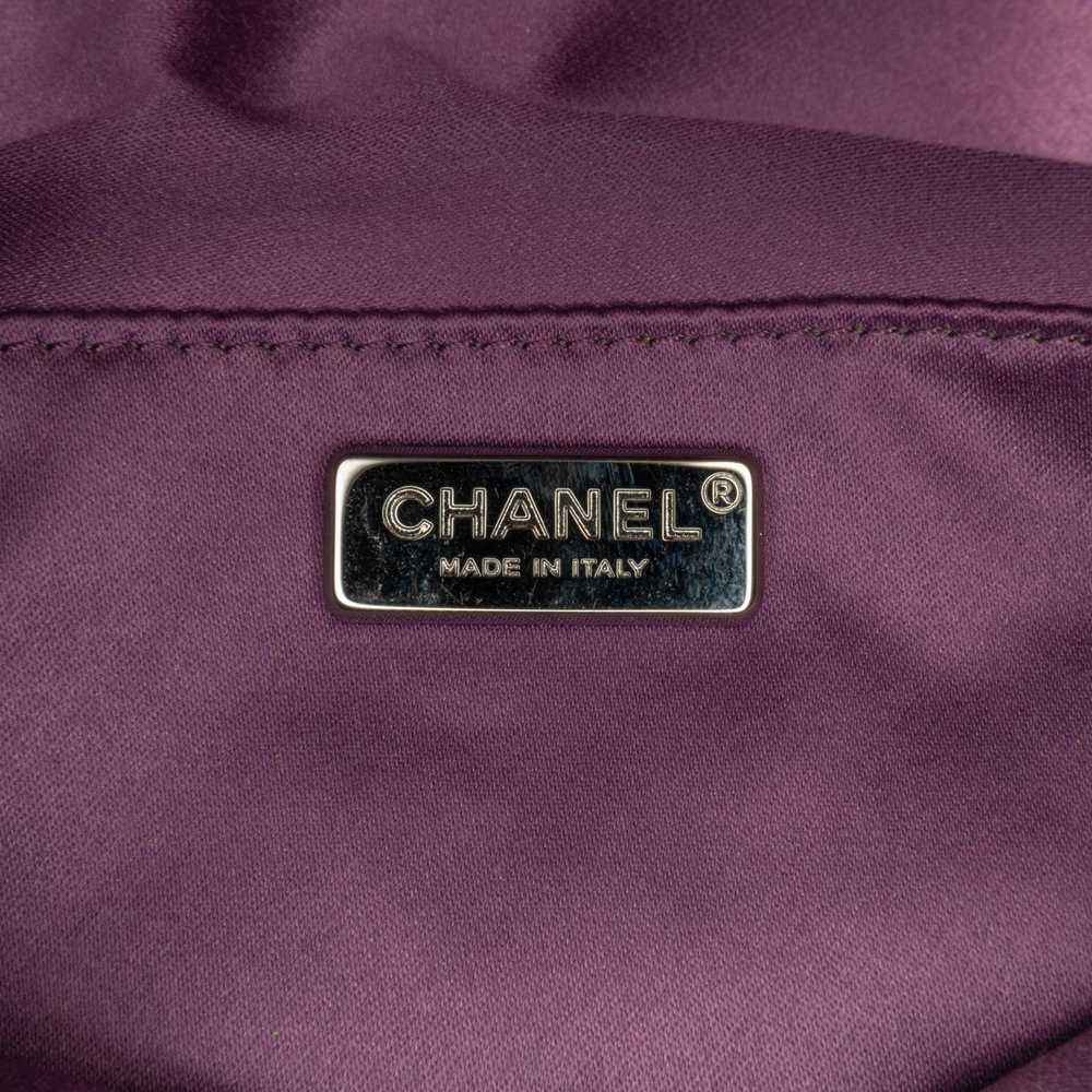 Purple Chanel Sequin and Metallic Lambskin Belt B… - image 6