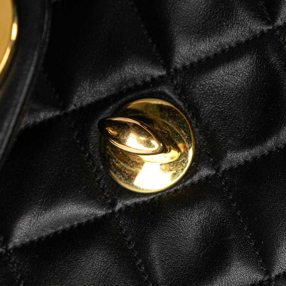 Black Chanel Maxi XL Classic Lambskin Single Flap… - image 10