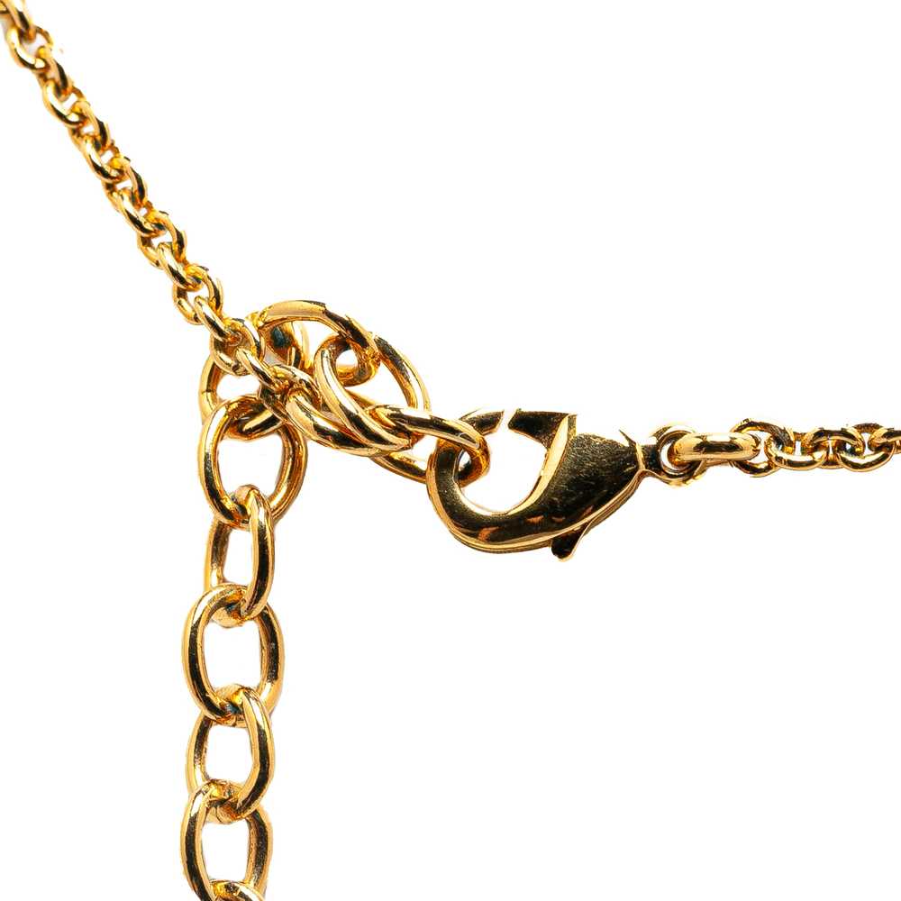 Gold Louis Vuitton Gold Plated Essential V Neckla… - image 4