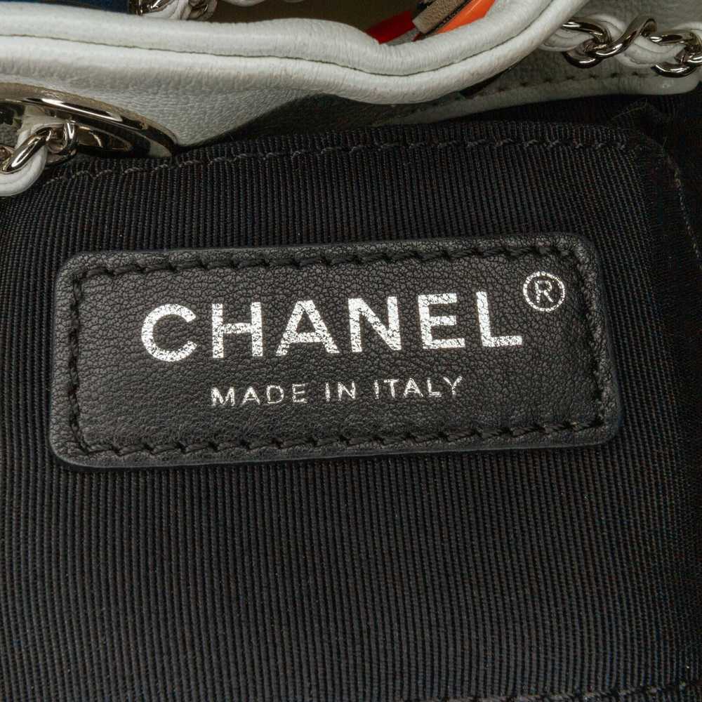 Red Chanel CC Quilted Lambskin Cuba Drawstring Bu… - image 6