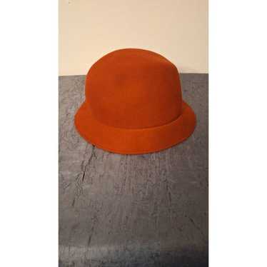 Vintage BANANA REPUBLIC Burnt Orange 100% Wool Fe… - image 1