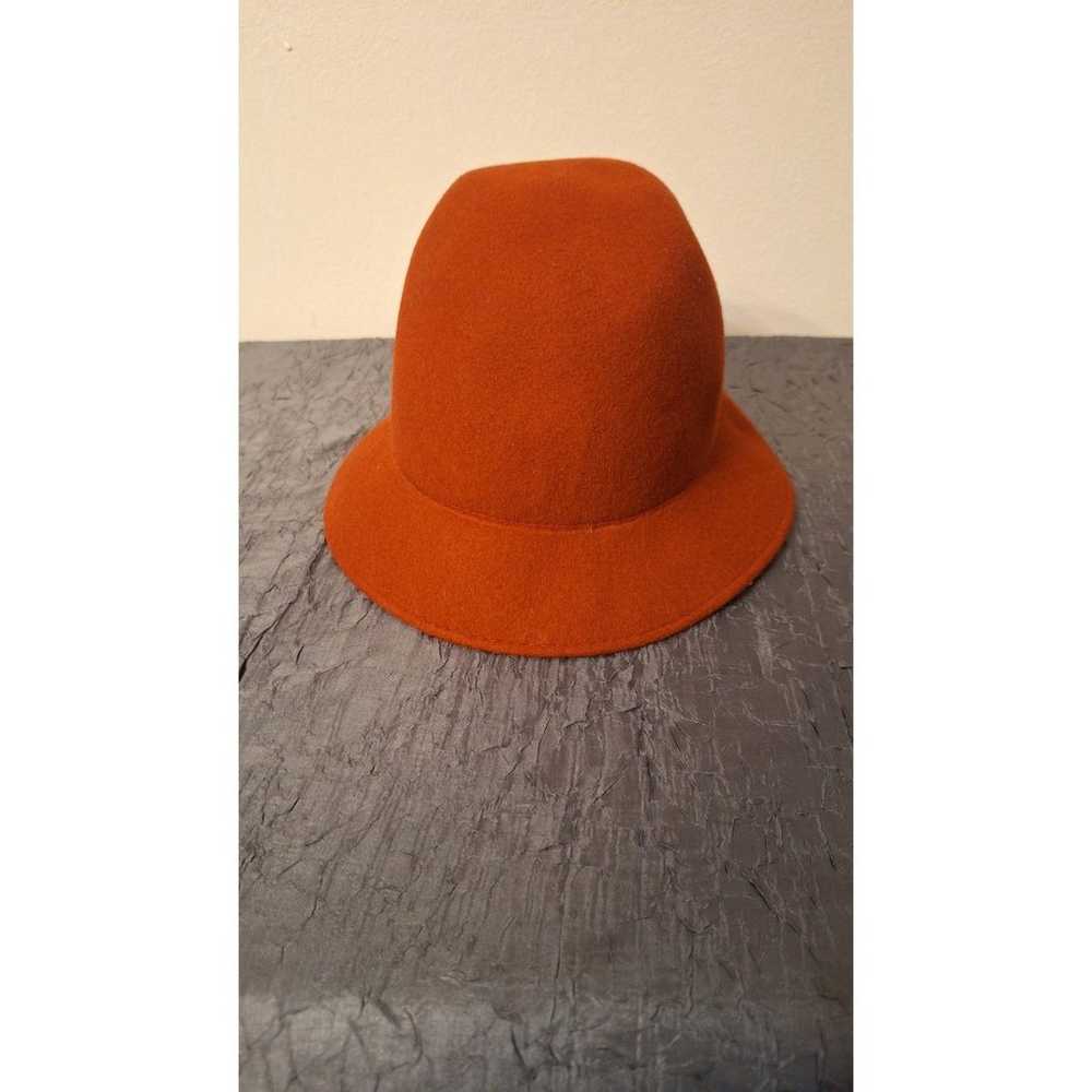 Vintage BANANA REPUBLIC Burnt Orange 100% Wool Fe… - image 3