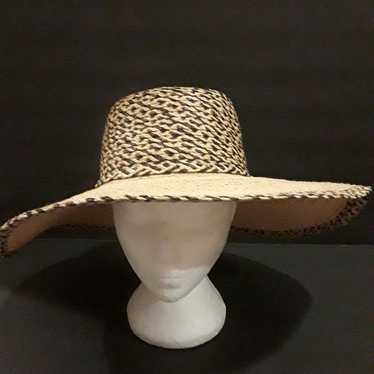 VTG. SCALA ONE SIZE WOVEN  STRAW HAT