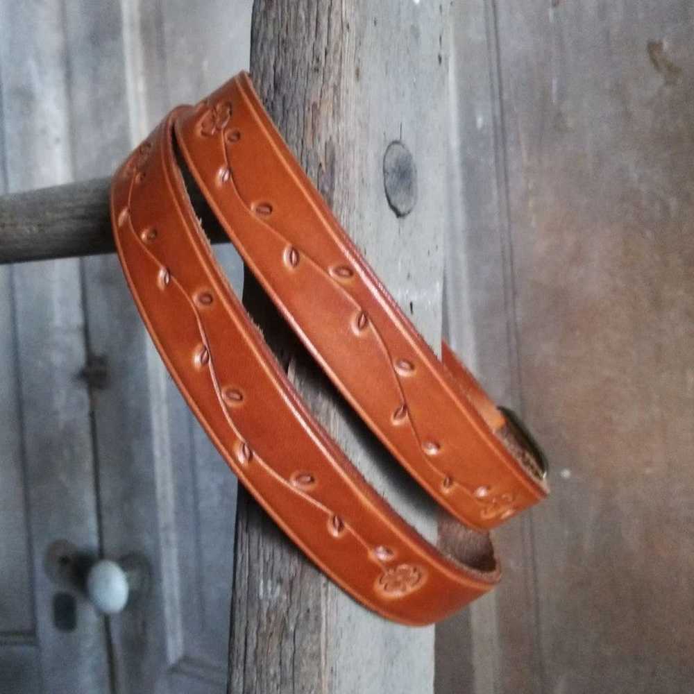 Vintage Leather Belt - image 2