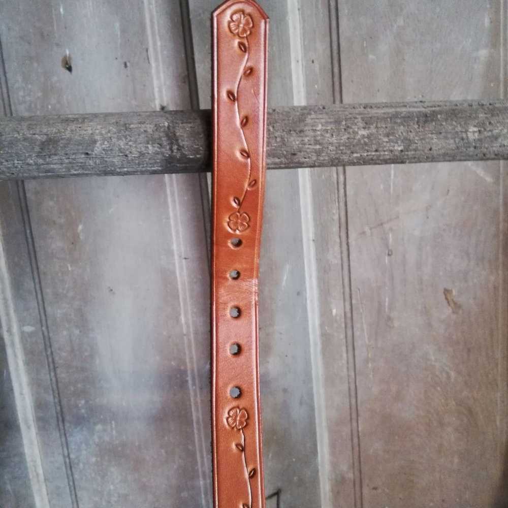 Vintage Leather Belt - image 5