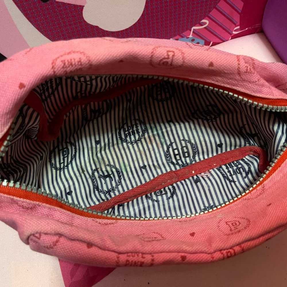 VINTAGE VICTORIA SECRET PINK MAKEUP BAG - image 3