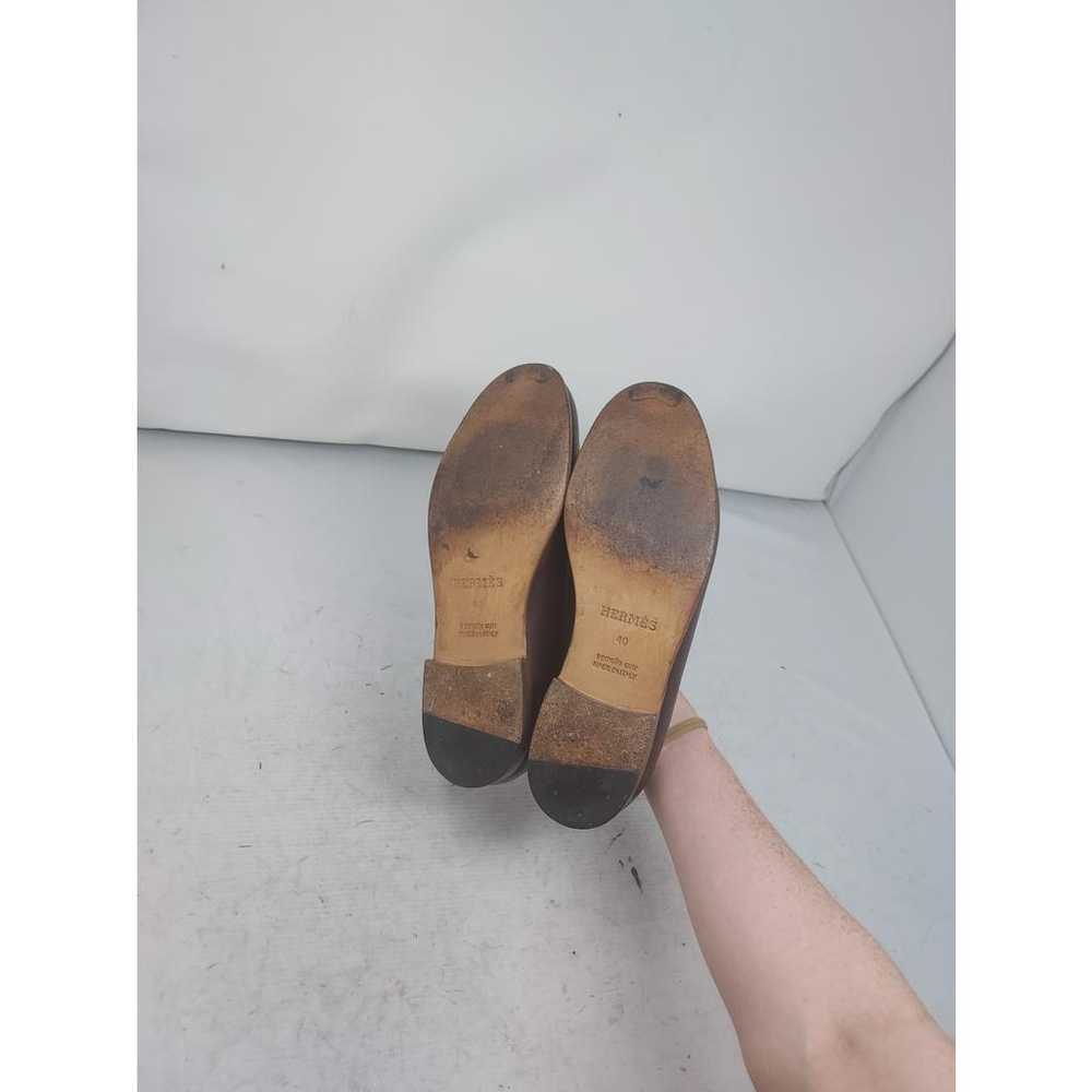 Hermès Leather flats - image 2