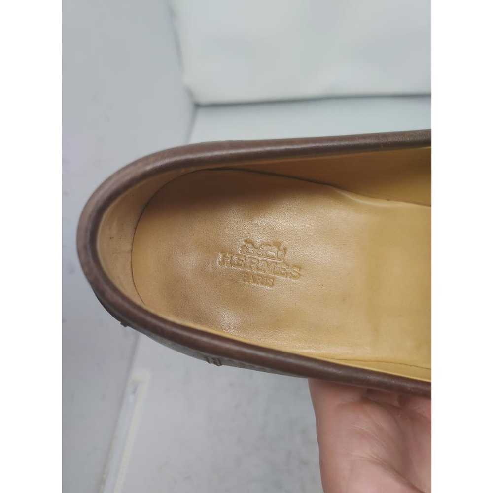 Hermès Leather flats - image 3