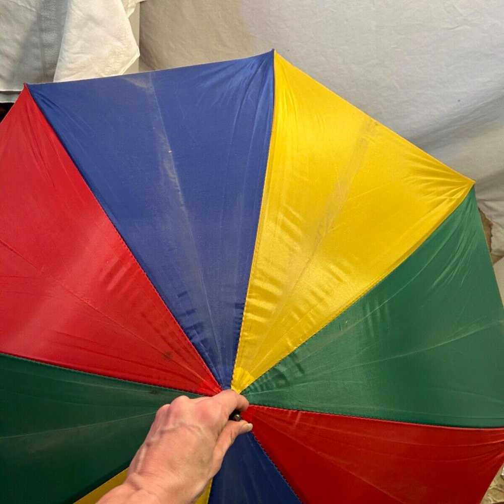 wooden Rainbow Umbrella 36" - image 4