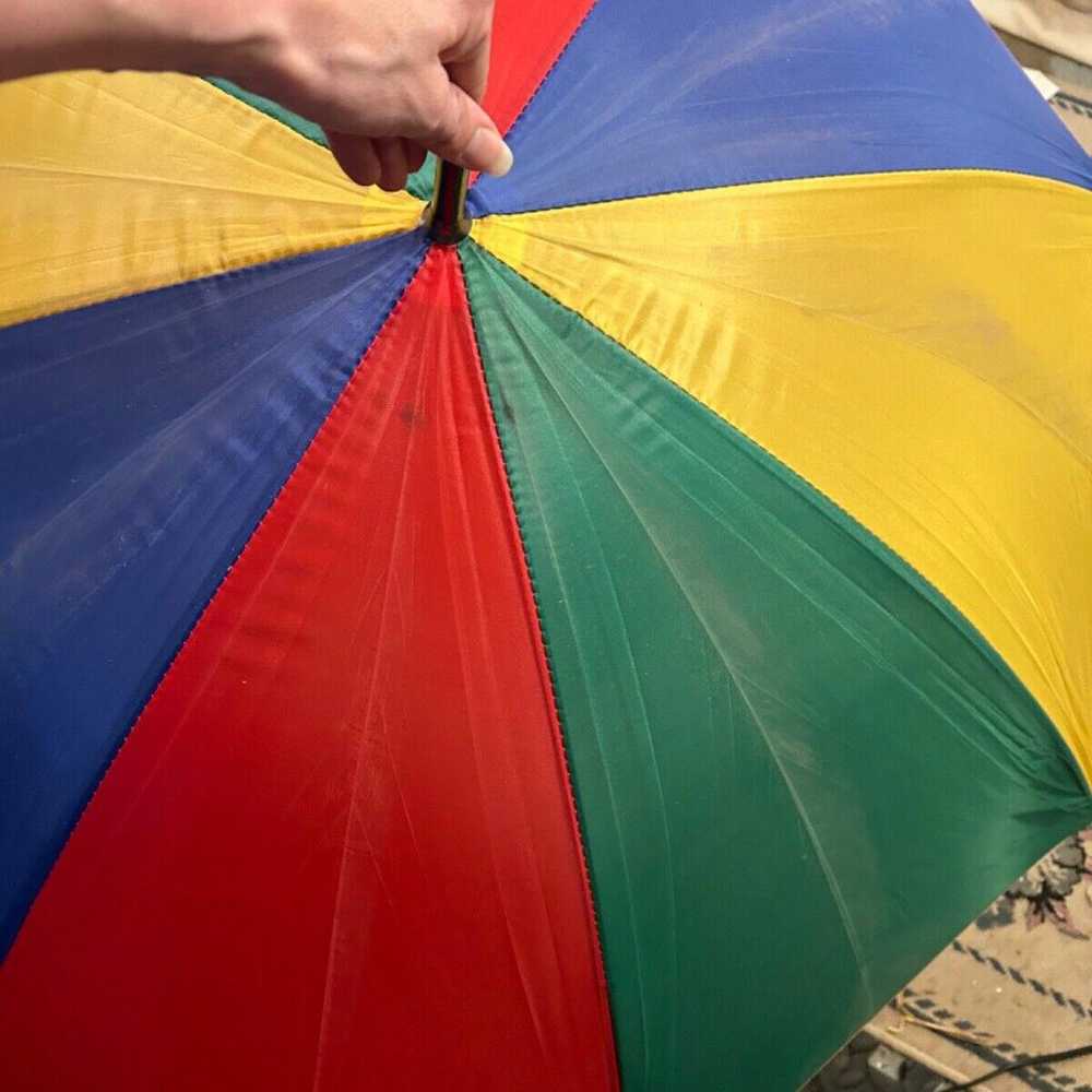 wooden Rainbow Umbrella 36" - image 6