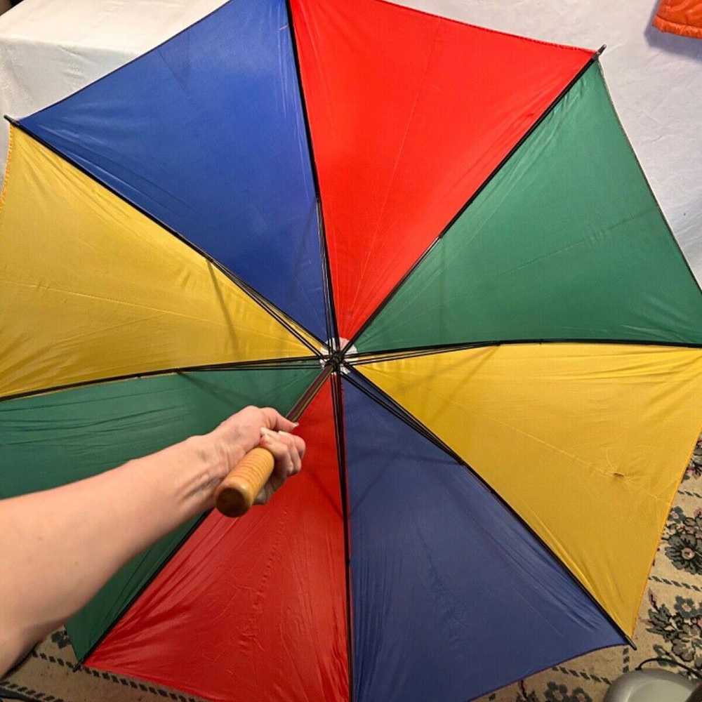 wooden Rainbow Umbrella 36" - image 7