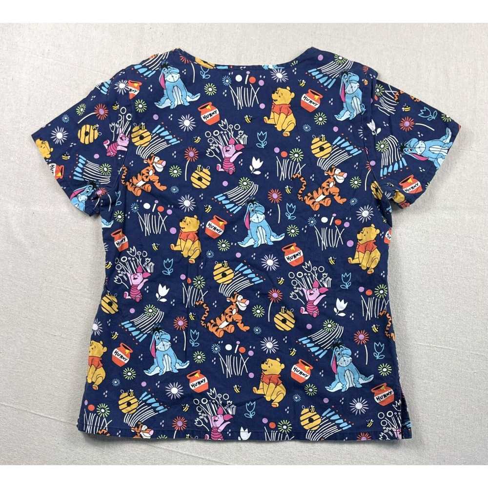 Disney Disney Medical Scrub Top Sz Medium Winnie … - image 2