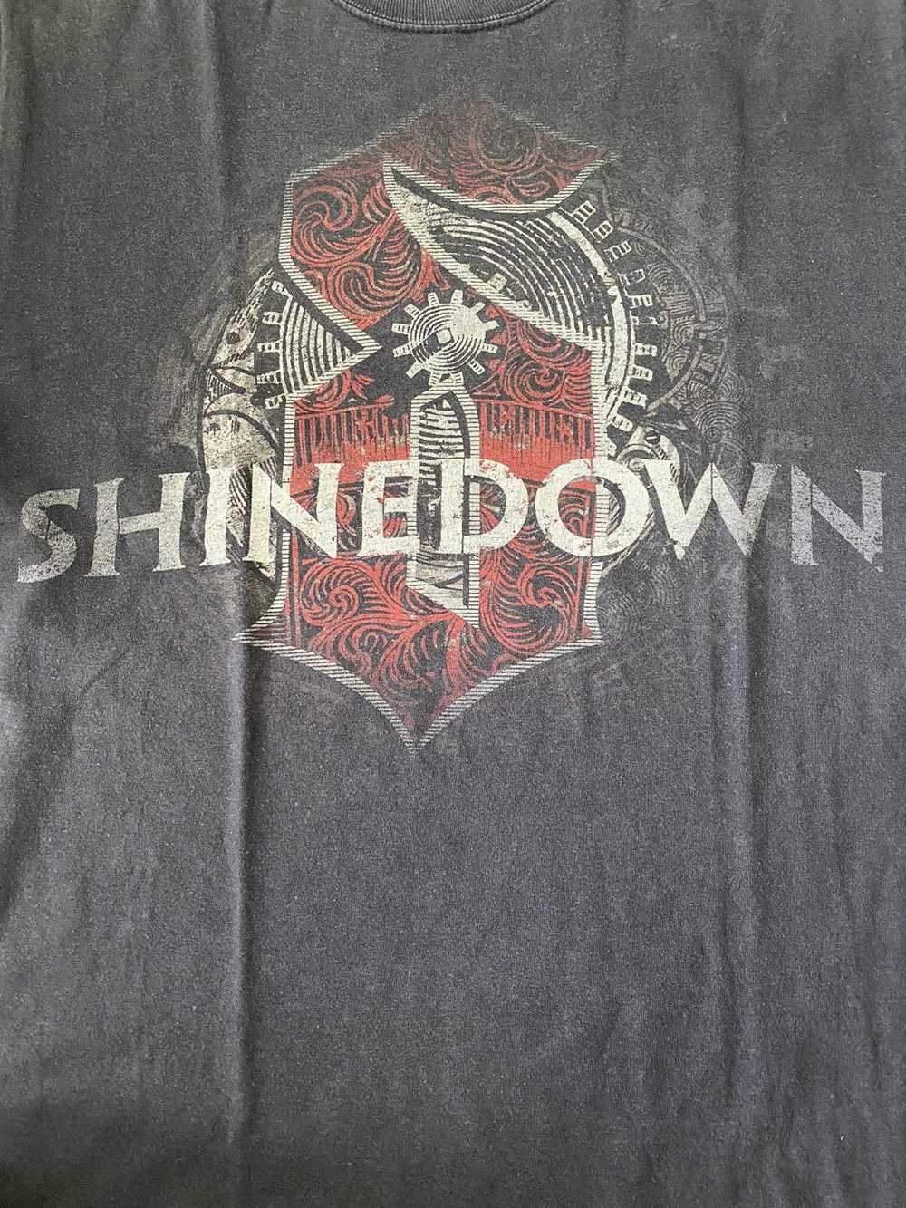 Rock Band × Rock T Shirt × Rock Tees SHINEDOWN BA… - image 3