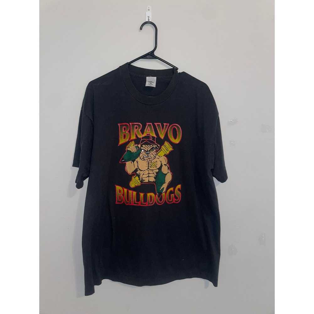 Fruit Of The Loom 90s Vintage Bravo Bulldogs Sold… - image 1