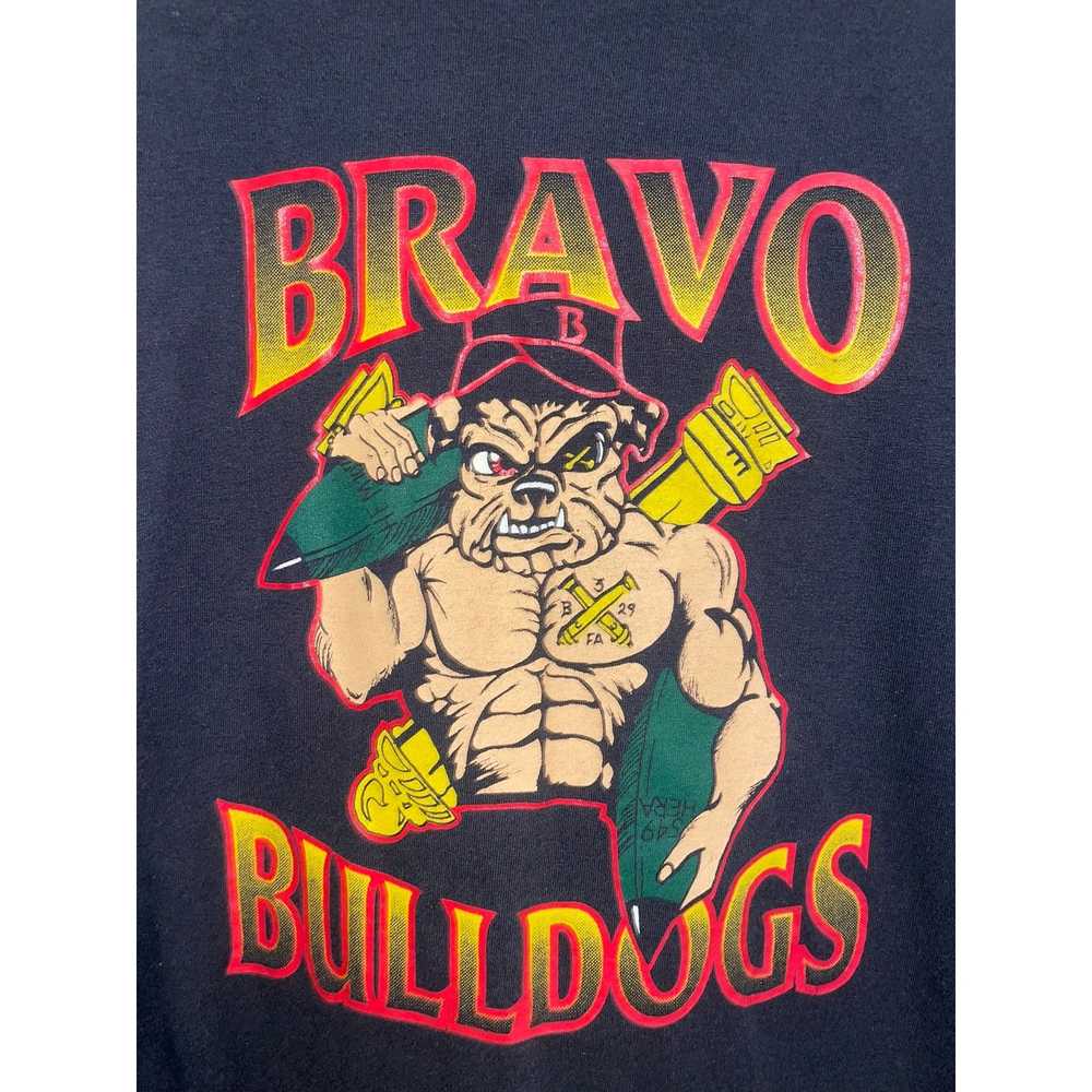 Fruit Of The Loom 90s Vintage Bravo Bulldogs Sold… - image 2