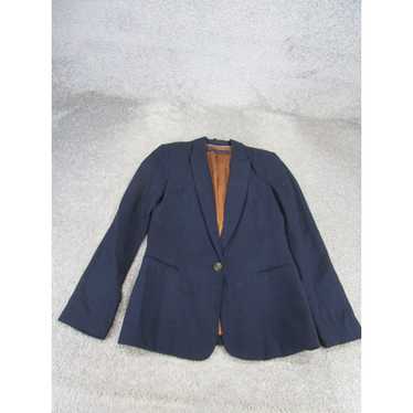 Zara Zara Blazer Womens Small Blue Suit Jacket - image 1