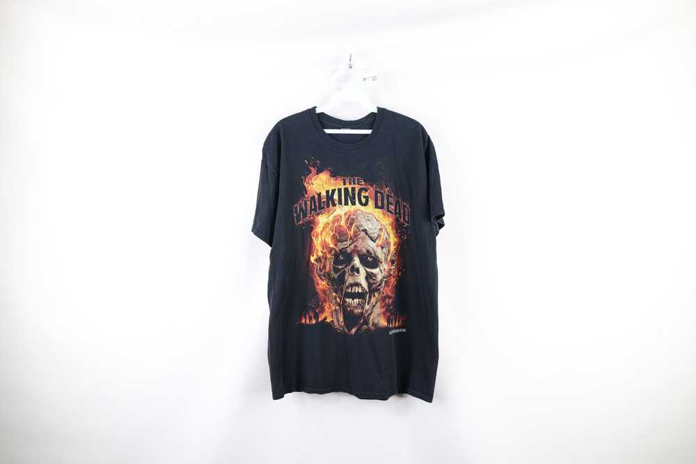 Vintage Vintage The Walking Dead Zombie Flames Sp… - image 1