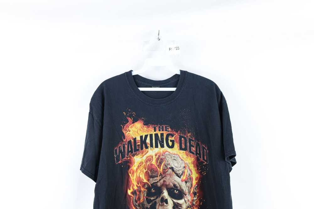 Vintage Vintage The Walking Dead Zombie Flames Sp… - image 2